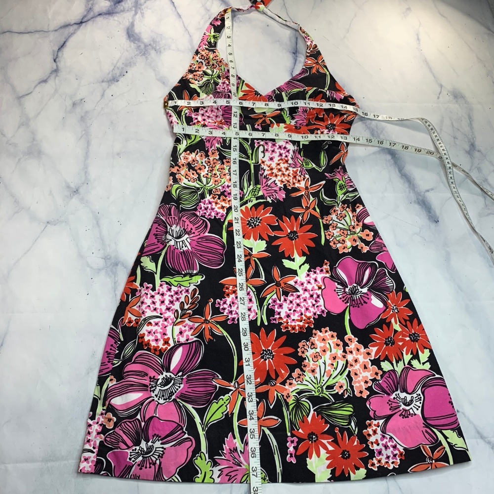 Lilly Pulitzer White Label Floral Halter Dress - Picture 8 of 8